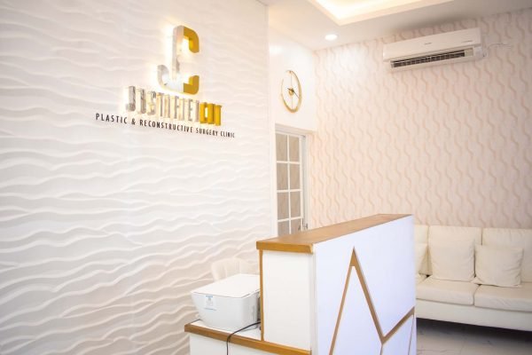 Justified Cut Clinic Reception Area